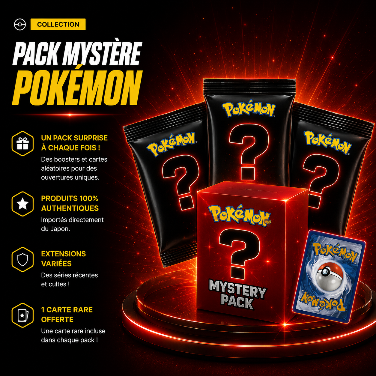 Pack Mystère Pokémon