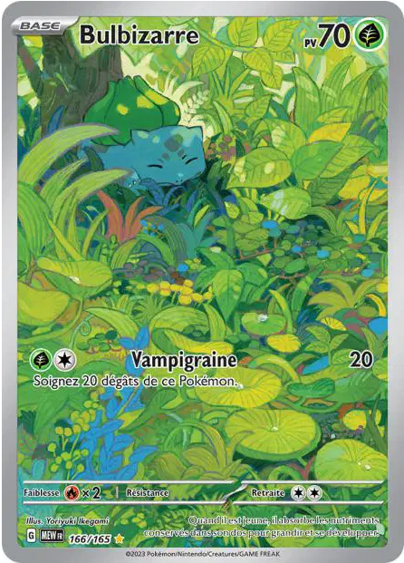 BULBIZARRE 166/165 Pokémon 151 EV3.5